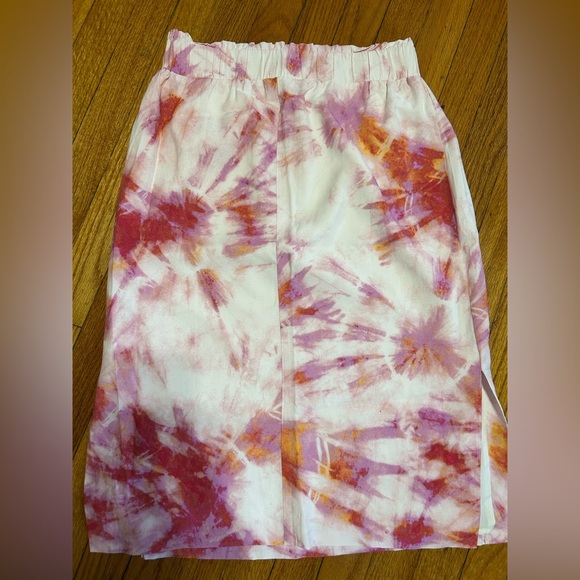 NWOT ANN TAYLOR Sz S Tie Dye Pull On Skirt Elastic Waist Juicy Watermelon • $89‼ - Picture 9 of 9